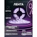 Світлодіодна стрічка SMD 5050 RGB LED 5 м IP65 з пультом та блоком живлення 220v, 5м, Стрічка світлодіодна 5050