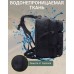 Тактичний рюкзак Tactic 1000D для військових, полювання, риболовлі, походів, подорожей та спорту. Колір чорний